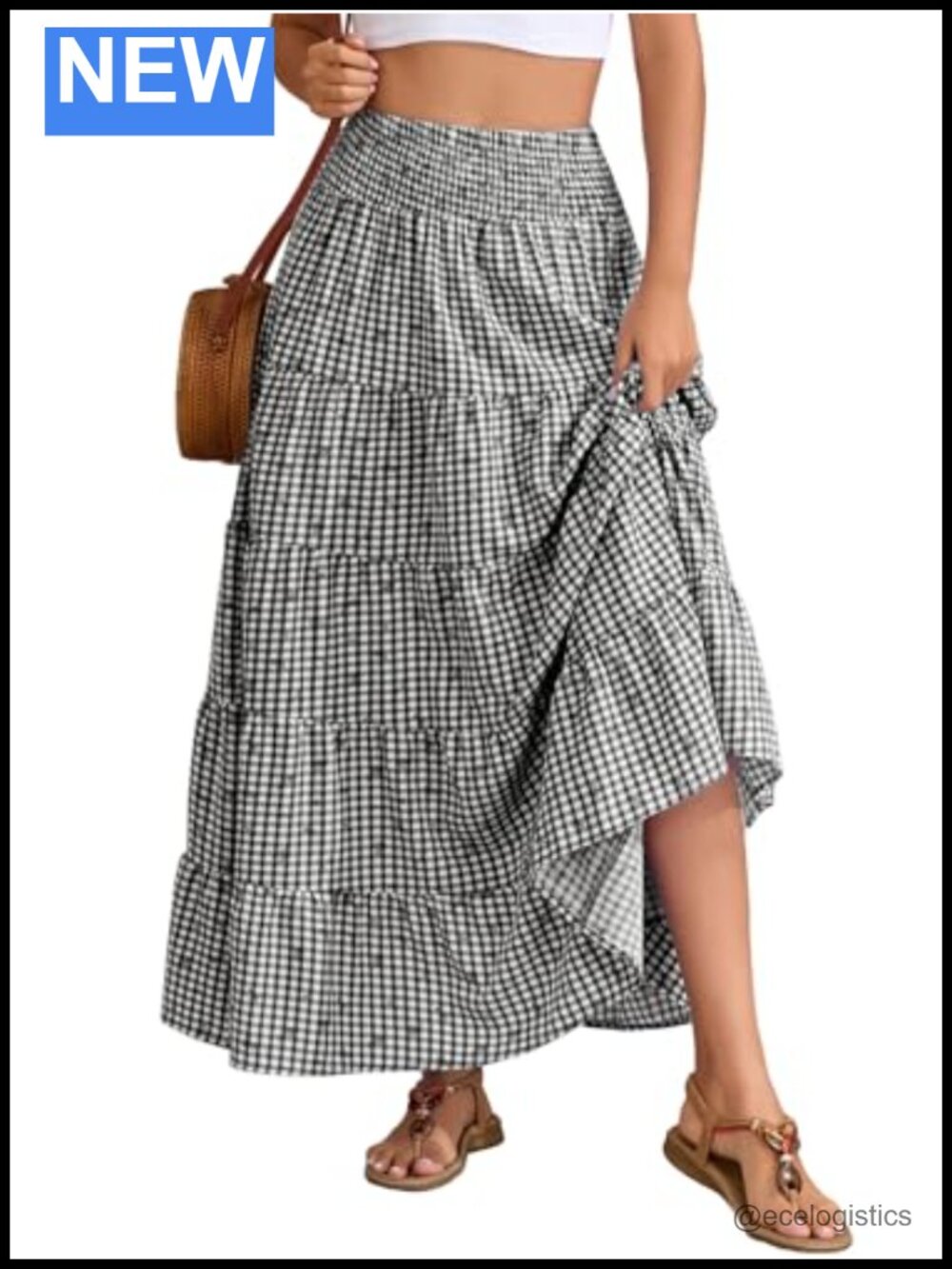 Lyrur Maxi Skirts for Women Trendy Summer 2026 Spring Long Flowy A Line Tiered